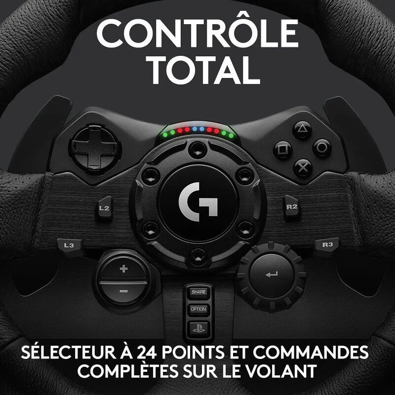 Logitech G923 Driving Force - Volant De Simulation Pc/ps5/ps4